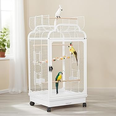 Ruexue鳥かご 透明アクリル扉 シングルレイヤー（45x45x57.5cm